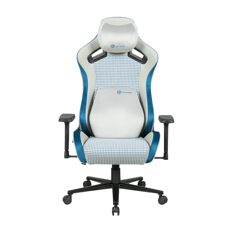 RXGAMER RX-2173 উচ্চতা সামঞ্জস্যযোগ্য রিক্লাইনার ফ্যাব্রিক গেমিং চেয়ার