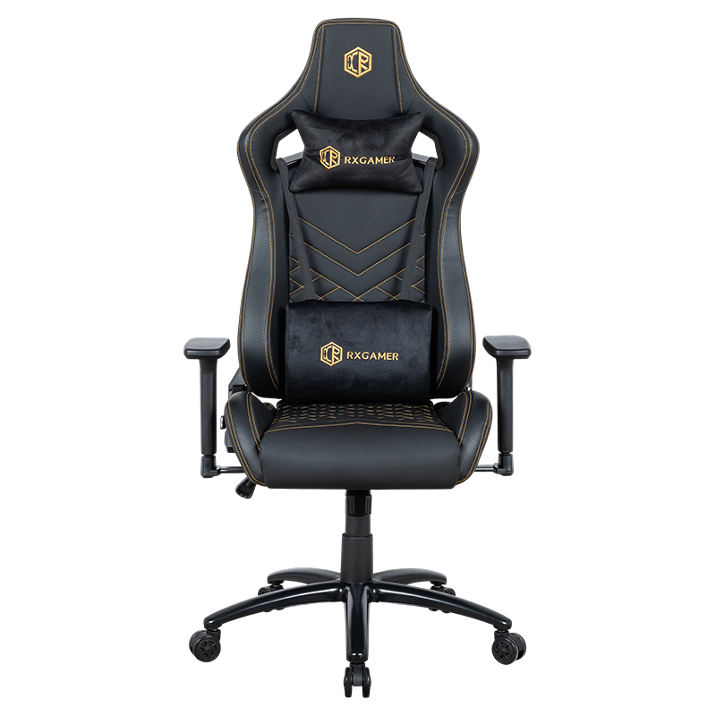 RXGAMER RX-2047 ব্ল্যাক ম্যাট 3D-আর্মরেস্ট মাল্টি-ফাংশনাল গেমিং চেয়ার
